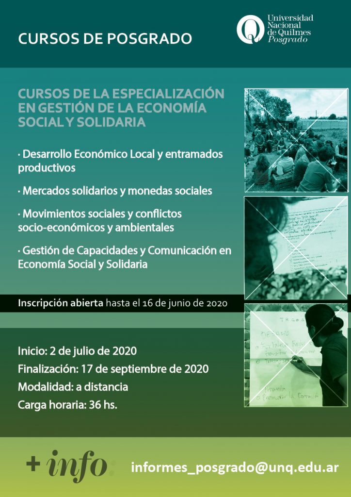 Cursos de la Especialización en Gestión de la Economía Social y ...